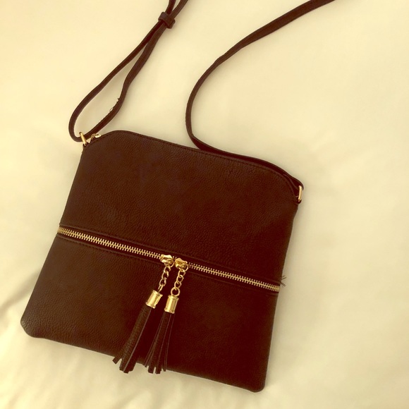 Black Tassel Crossbody Bag - Picture 2 of 7